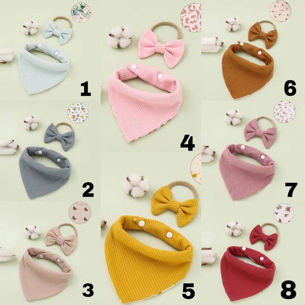 Basic Bib / Slabber / Celemek Bayi Polos