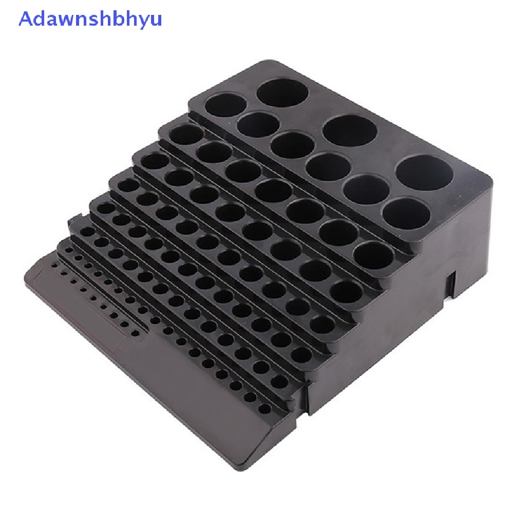 Adhyu Kotak Penyimpanan Mata Bor Hitam Milling Cutter Drill Finishing Holder Organizer Case ID