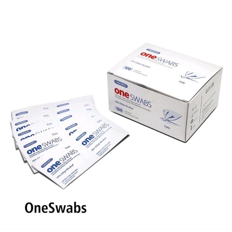 Alkohol Swabs Onemed / Tissue Antiseptik / Alkohol Pads / Oneswab