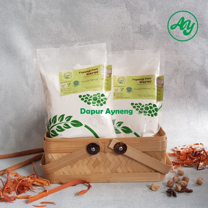 

Tepung Pati Garut Organik 500gr - Lingkar Organik