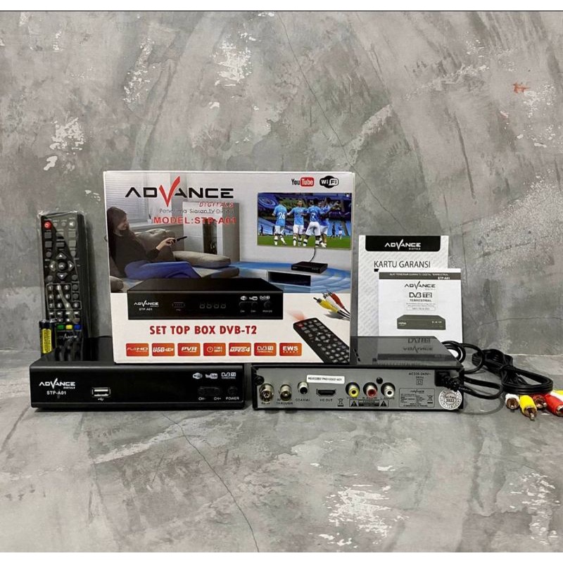 STB Advance STP A01 Receiver TV DIGITAL Set Top Box DVB