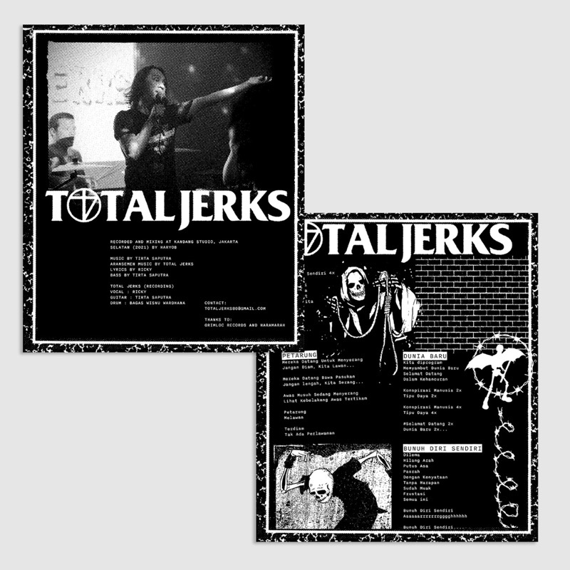 HARAMARAH X TOTAL JERKS - SPLIT 7” VINYL