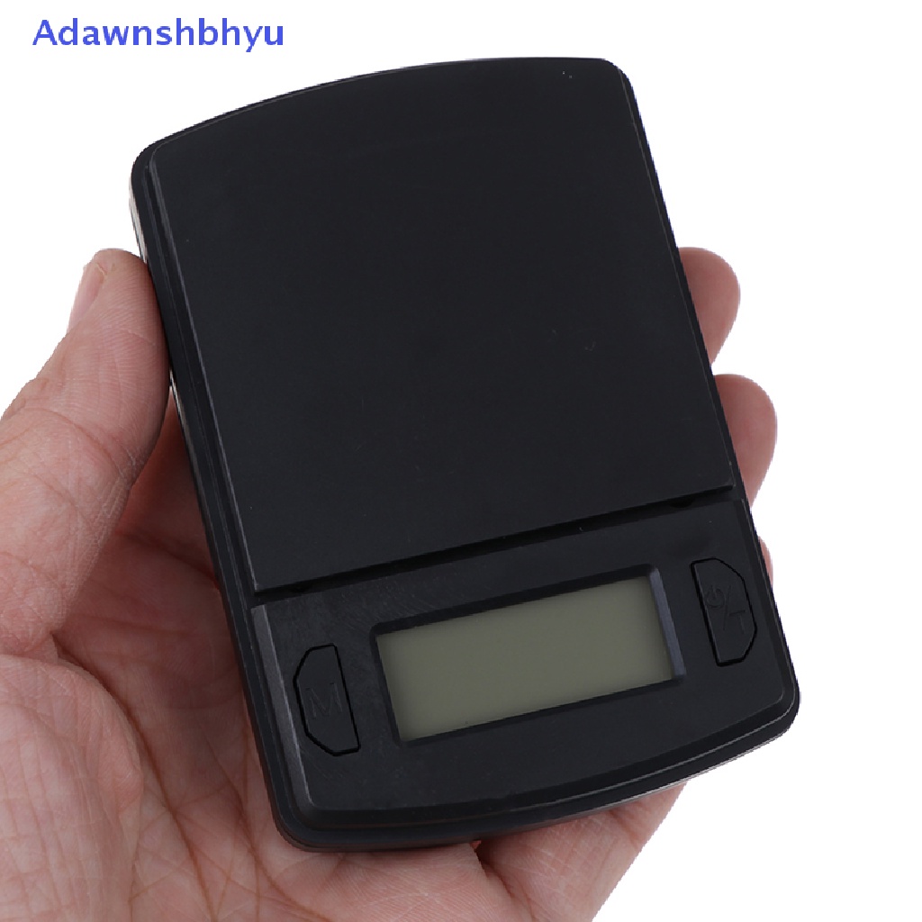 Adhyu Presisi Tinggi 500g/200g/100g Timbangan Digital mini Perhiasan Emas Keseimbangan Gram LCD  Id