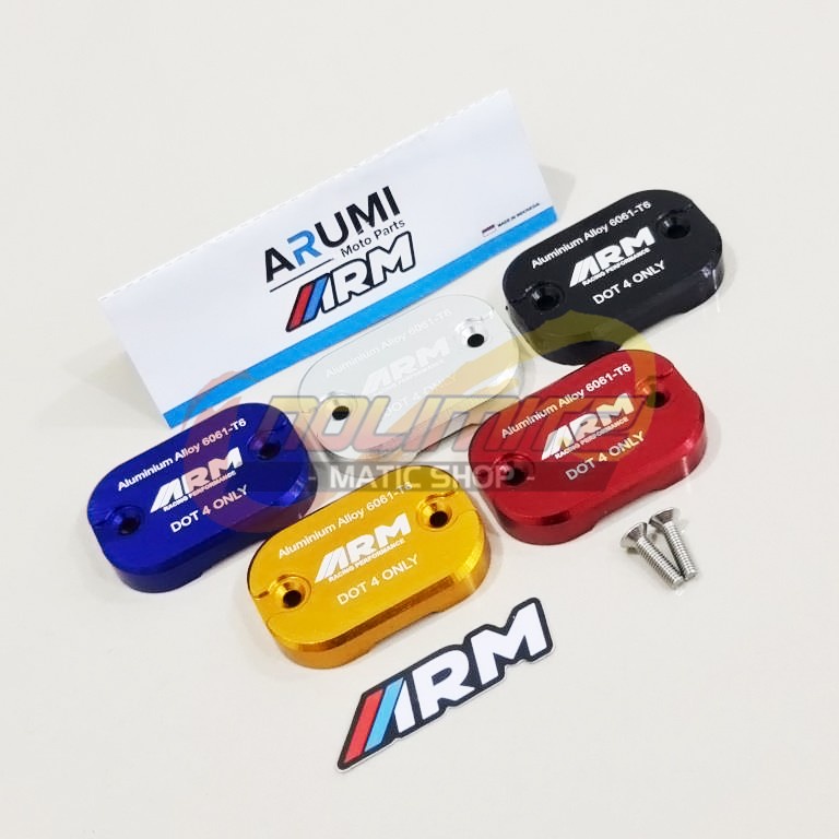 Cover Master Rem ARM Tutup Oli Minyak Full CNC NMAX Aerox 155 Lexi Xride