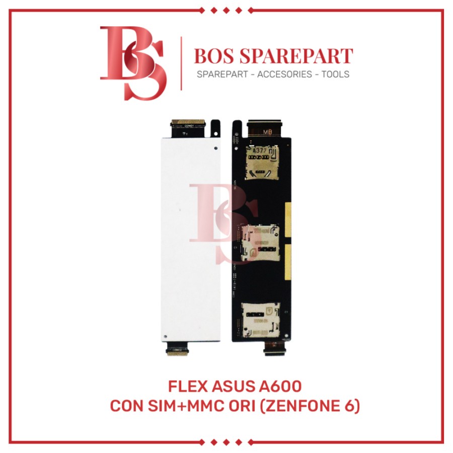 FLEXIBEL ASUS A600 + CONNECTOR SIM + MMC ORI (ZENFONE 6)