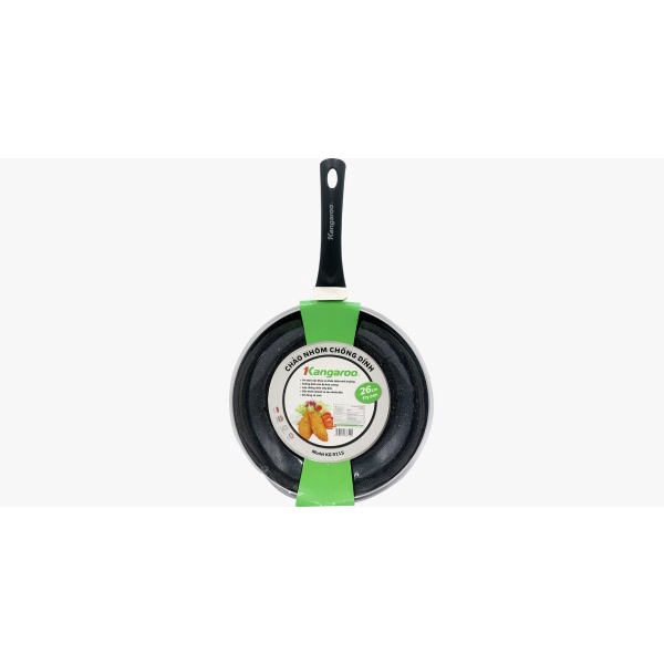 Wajan Kangaroo KG911S Marble Frypan 26cm - Anti Lengket