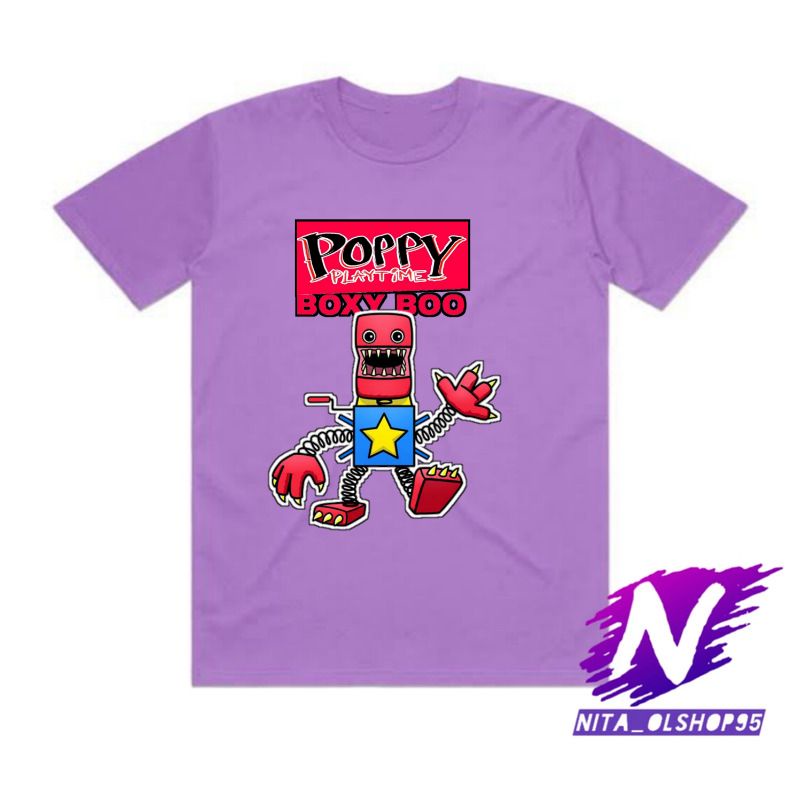 baju anak kaos anak monster boxy boo