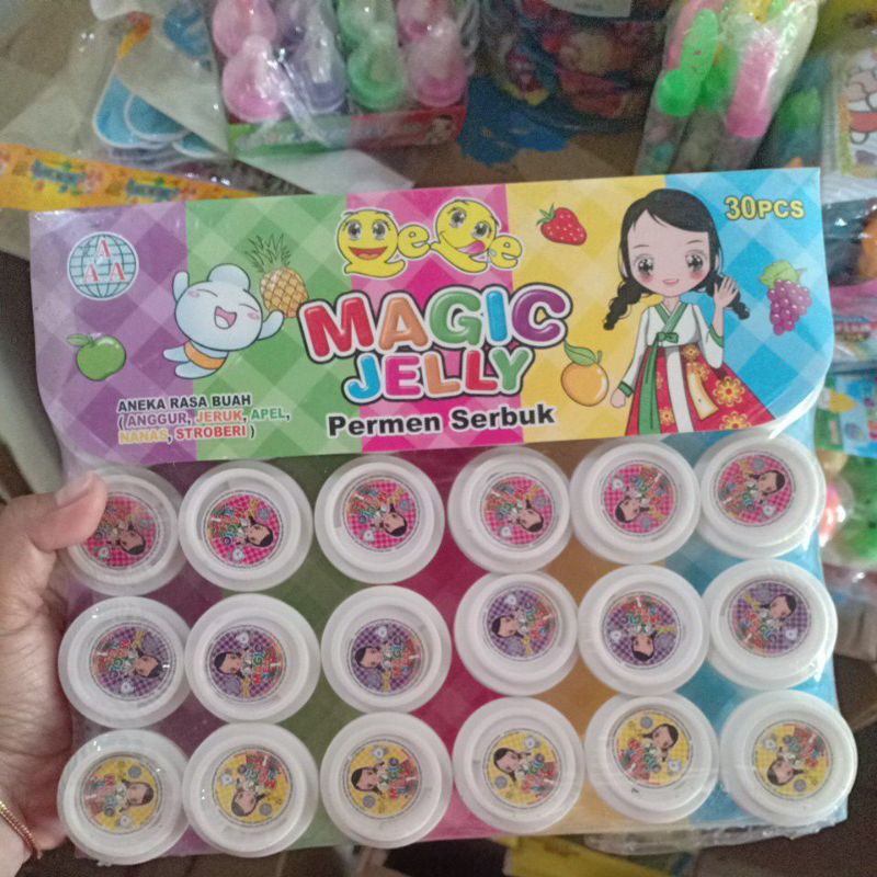 

permen serbuk magic jelly