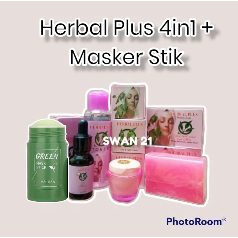 Paket Lengkap Prodak Cream Herbal plus 4in1 / serum / Toner / Cream / Sabun