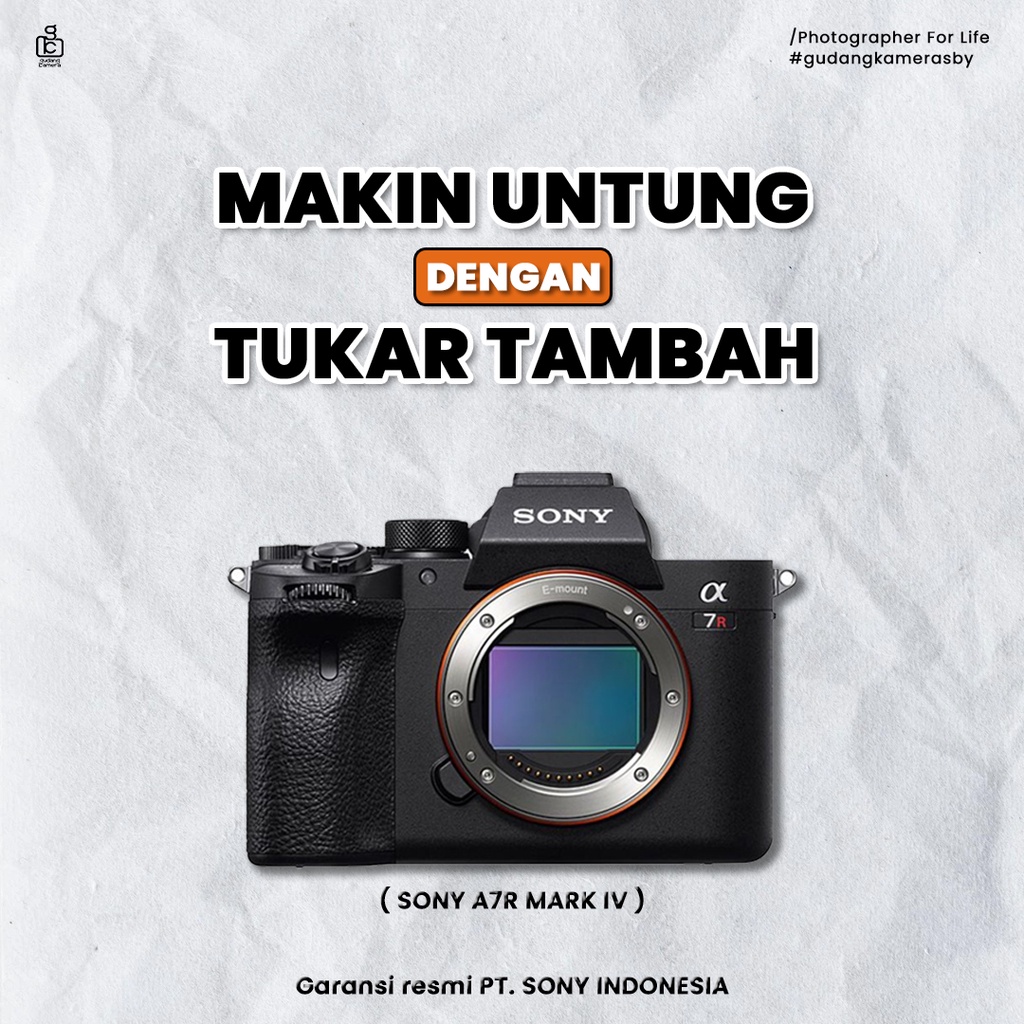 NEW KAMERA SONY A7R MARK IV / A7R IV BODY - NEW CONDITION