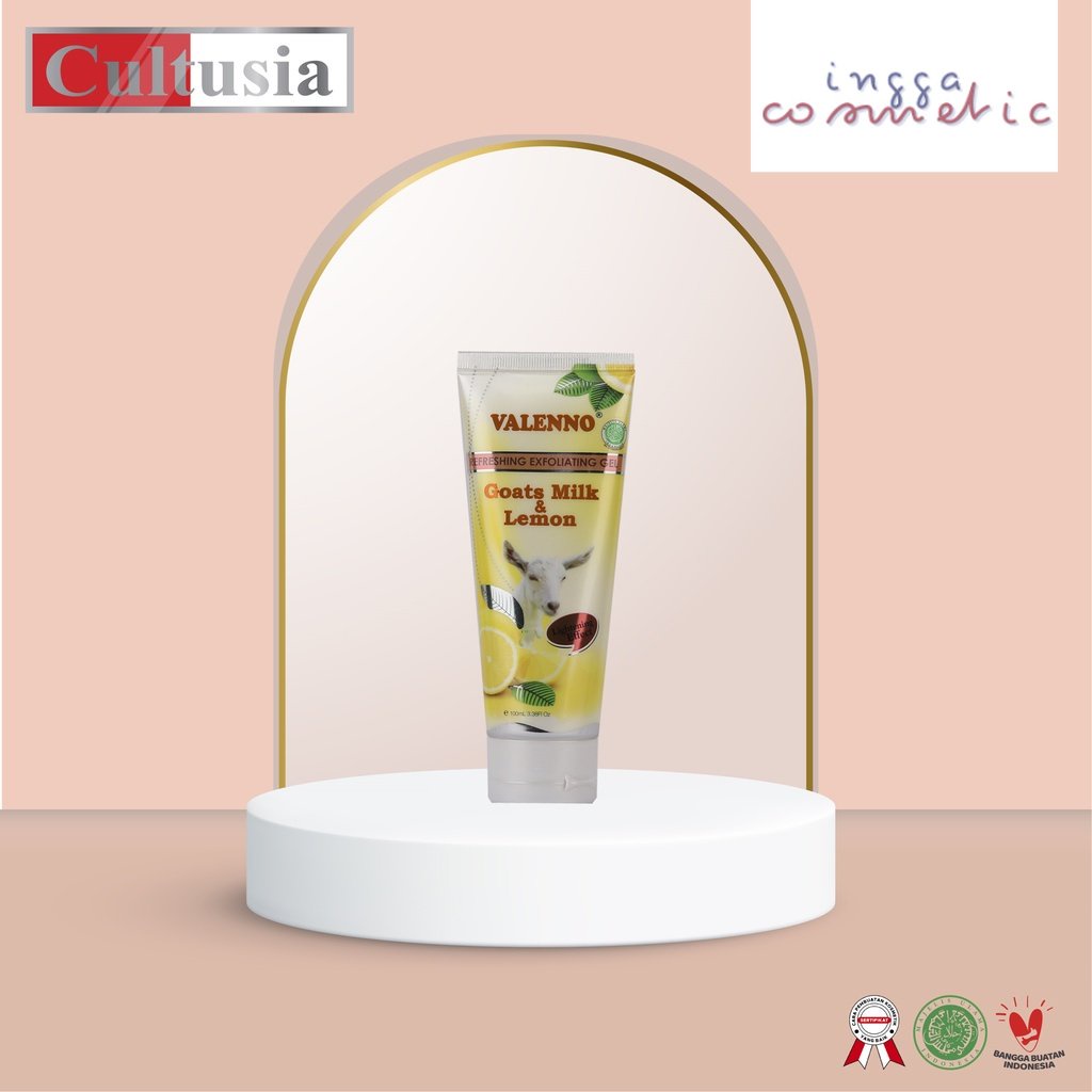 Valenno Exfoliating Gel 100 GR Goat Milk + Lemon