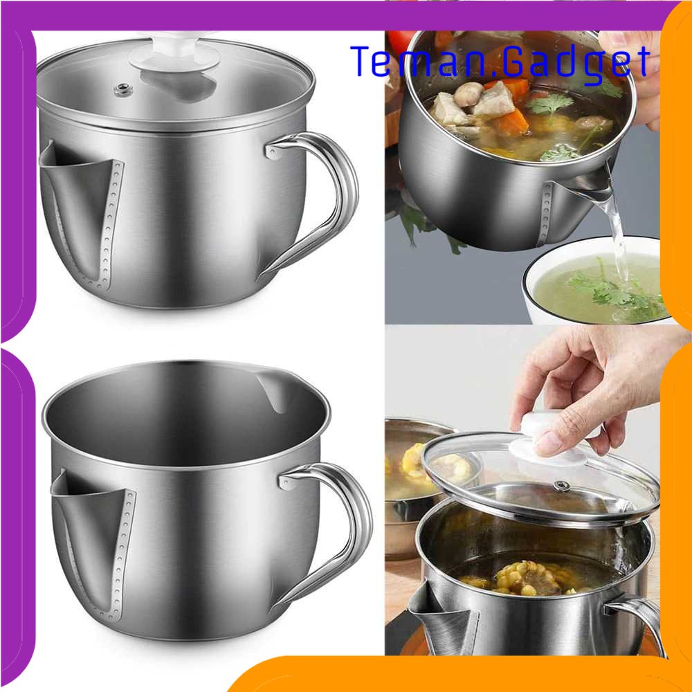 TG - DPR XINBAILI Panci Masak Soup Pot Drainer Stainless Steel 1000ml - KC0408