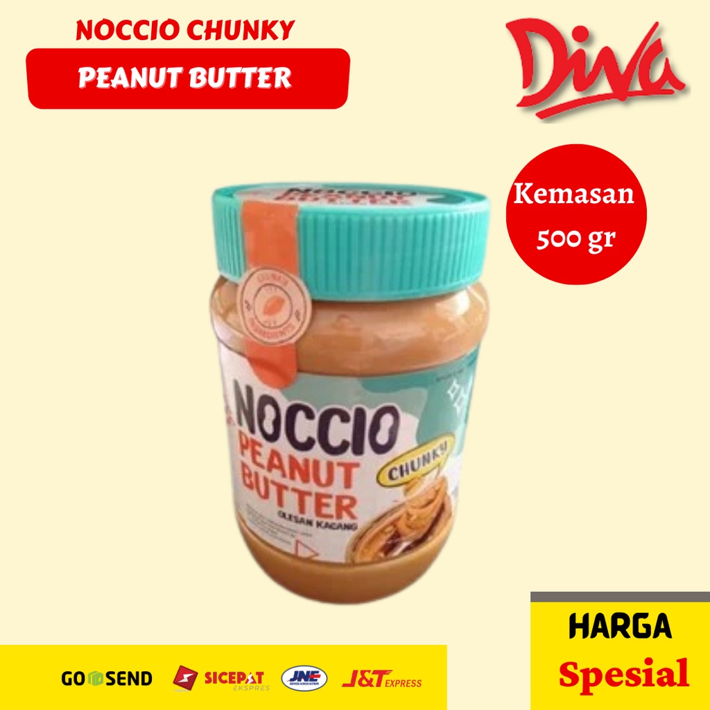 

Noccio Chunky Peanut Butter 500gr | Selai Kacang