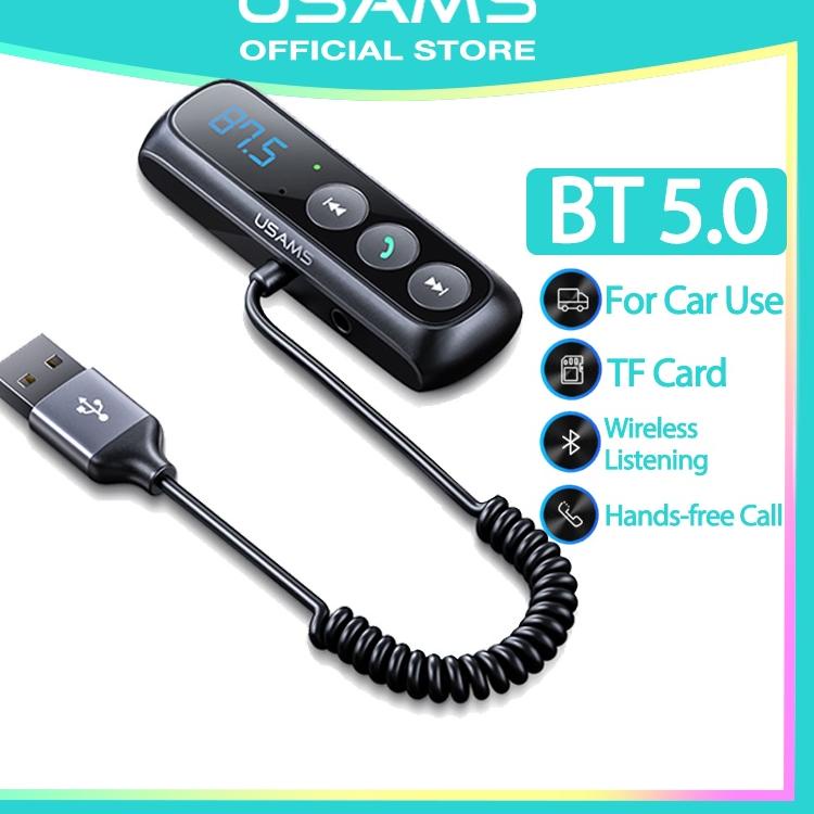 Booming USAMS Official Original SJ503 Bluetooth Transmitter Wireless Bluetooth Receiver Adapter AUX 