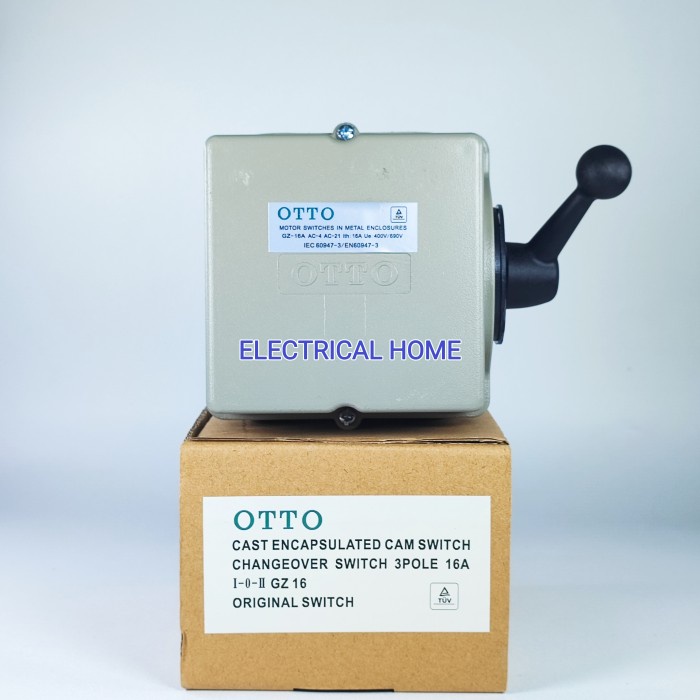 Cam Starter Ohm Saklar 3P GZ-16A I-0-II (ON-OFF-ON) OTTO.