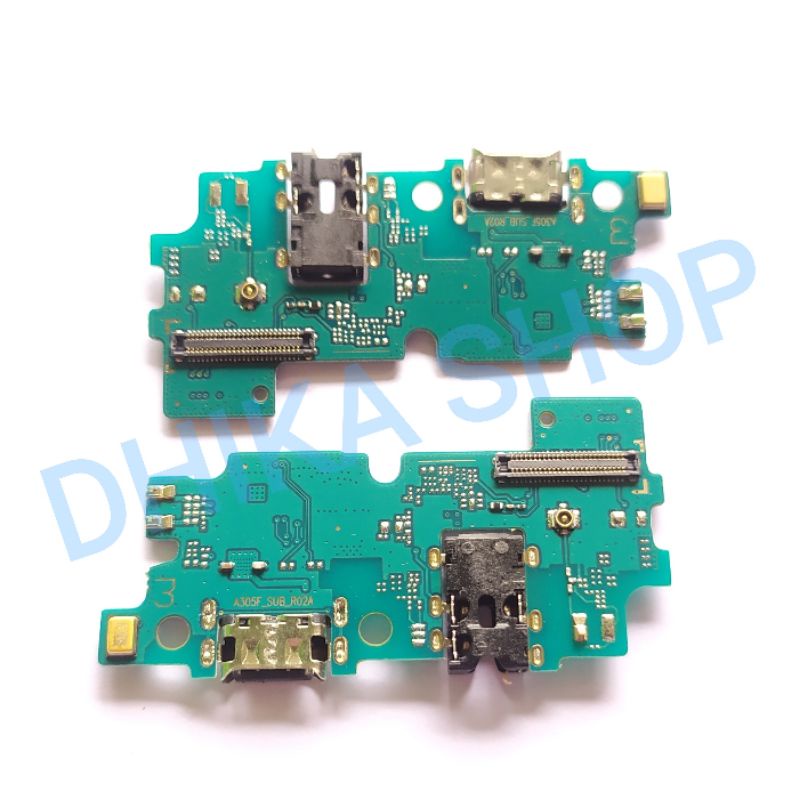 Konektor Charger Samsung Galaxy A30 A305f Pcb Board Usb Papan Con Cas Mic