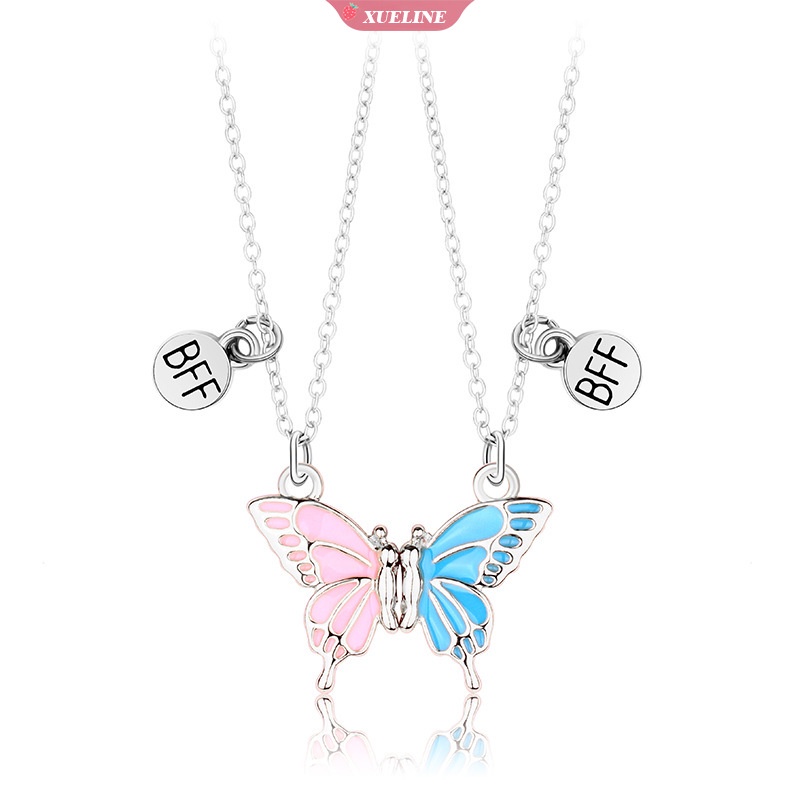 Baru super fairy tale girl dream butterfly pendant Kalung Perempuan Tulang Selangka Rantai Populer Kalung [ZXL]