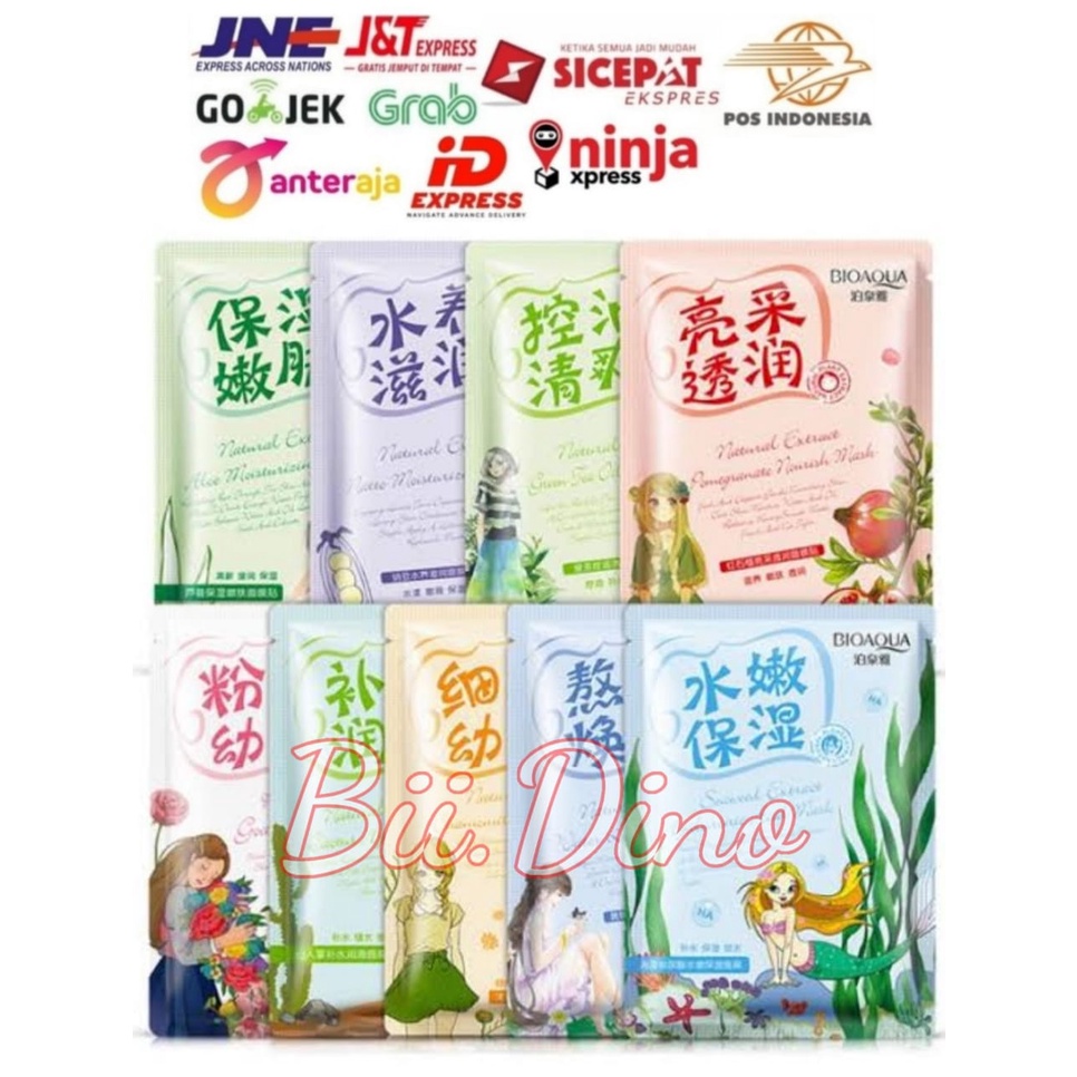 Masker Bioaqua Ekstrak Tumbuhan Facial Sheet Mask