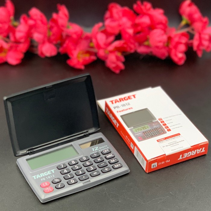 

HEMAT Kalkulator TARGET mini lipat PB 1812