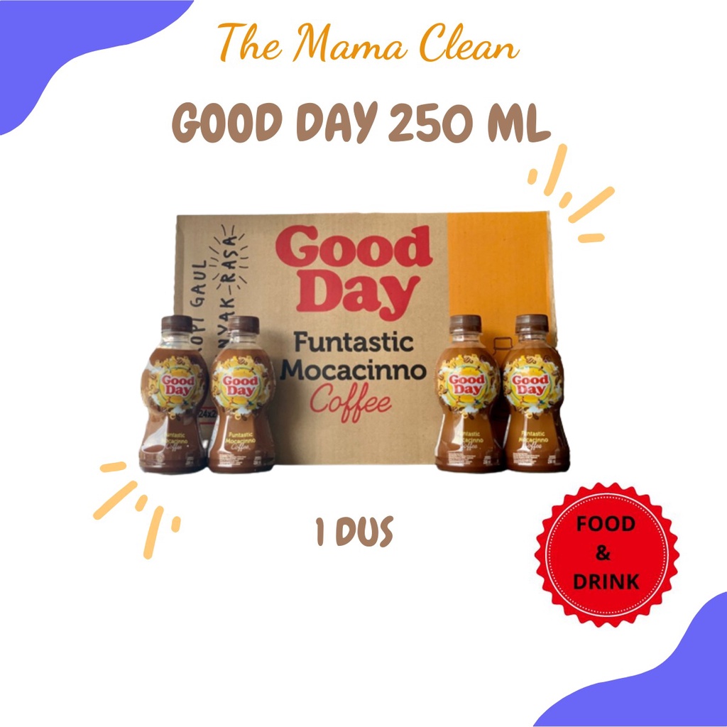 MINUMAN COFFEE GOOD DAY BOTOL 250 ML 1 DUS = 24 PCS