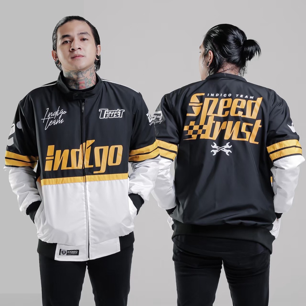 JAKET NASCAR INDIGO