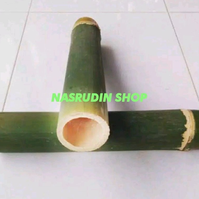 

[Fresh] POTONGAN BAMBU BESAR BANGBU HIJAU 50CM
