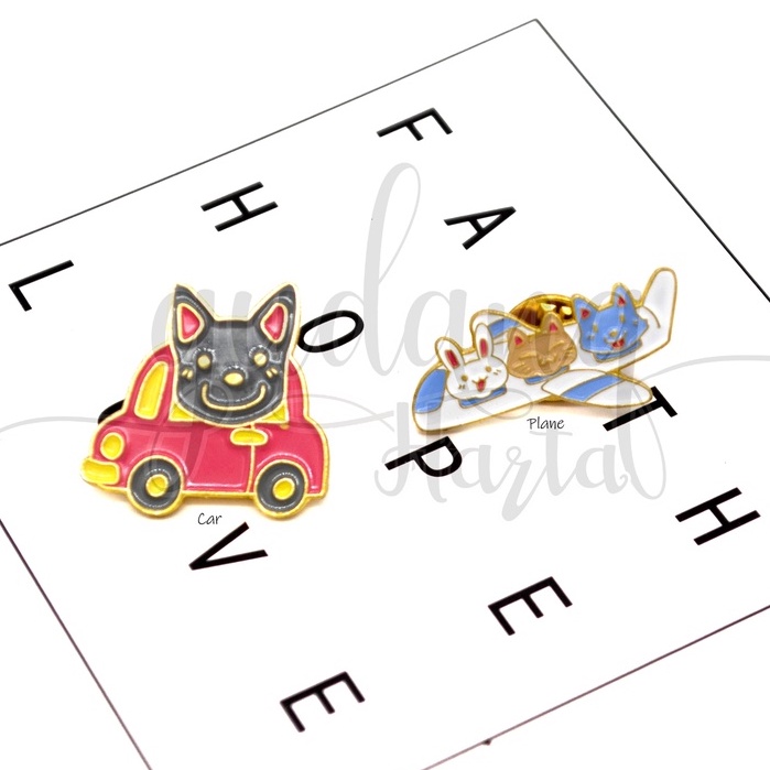 Pin Cat On Board Bros Tas Motif Kucing Mobil Dan Pesawat GH 208816