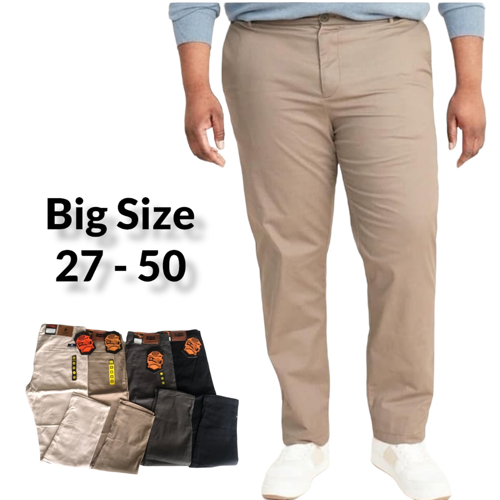 Celana Chino Panjang Pria Model Pensil Slim Chinos Melar