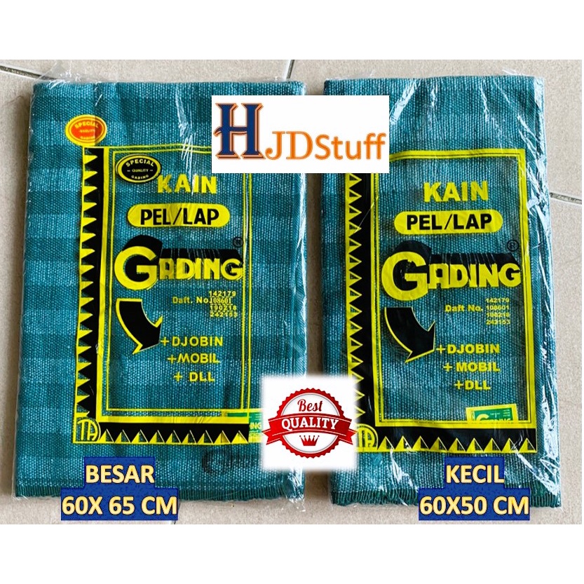 Kain Lap Pel GADING ukuran besar dan kecil