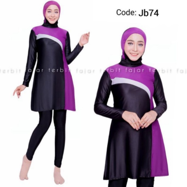 size-baju big muslim jumbo renang baju wanita Unik Limited jb74 renang -dewasa 3L -