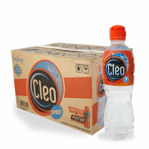 

Cleo 550 Ml - Air Mineral Cleo 600 ml 1 Dus isi 24 Botol