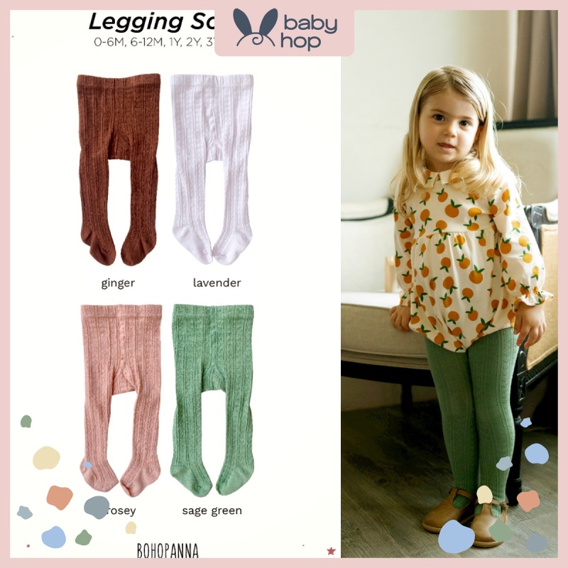Bohopanna Legging Socks Kaki Bayi Stocking Anak Kaus Kaki Stoking Anak Panjang Selutut Legging Socks