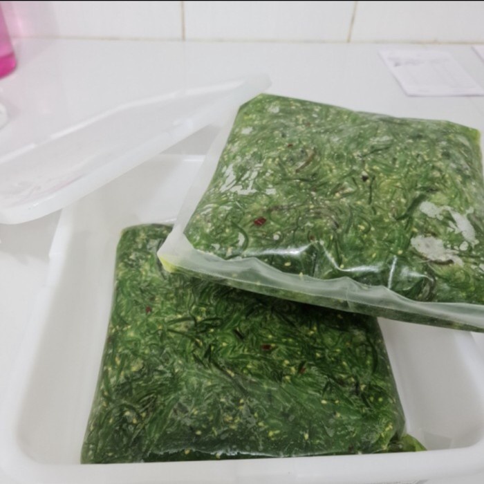 

Chuka Wakame / Salad Rumput Laut / Wakame / Frozen / 1Kg Tx0622