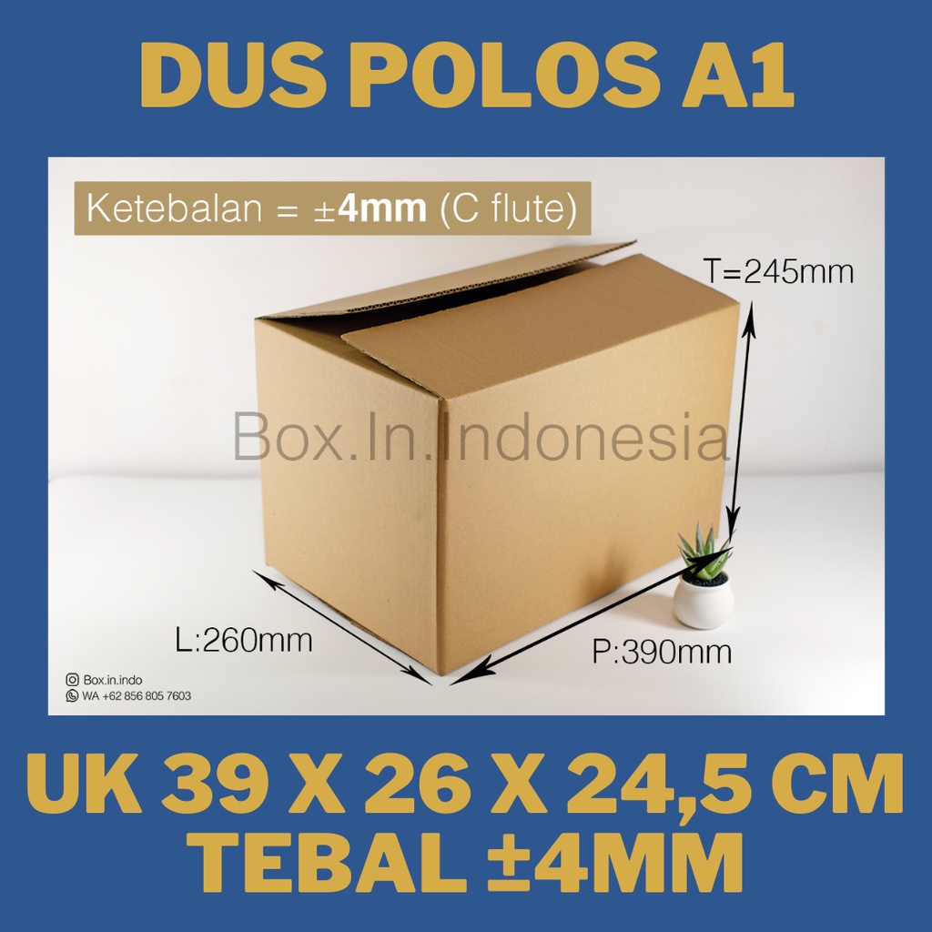 

Dus 39x26x24,5 cm Baru Polos Packing Parcel Kardus Kerdus Paking Box Indomie Aqua Coklat Boks A1