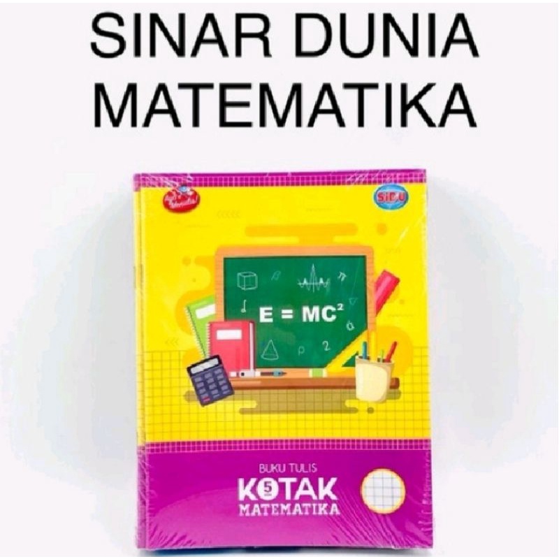 

Buku Tulis Kotak Matematika Sinar Dunia 38 Lembar 1 Pack (10pcs)