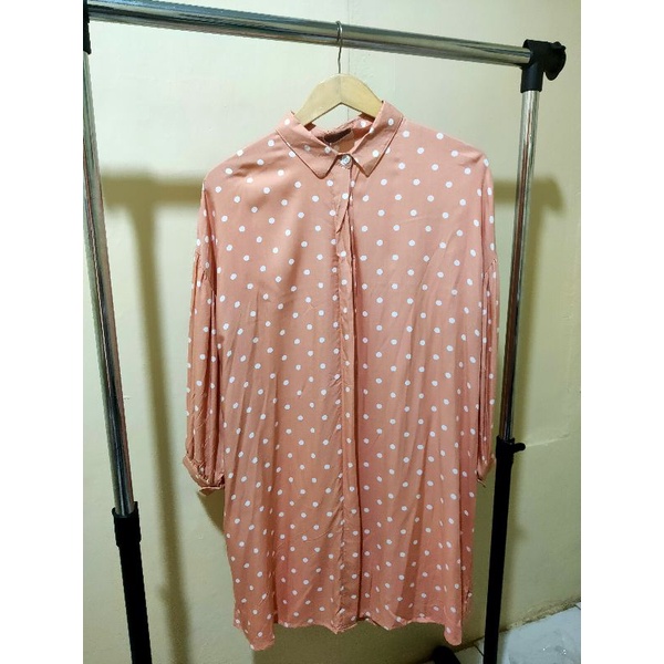 MAY OUTFIT SOFIA SHIRT/TUNIK RAYON POLKADOT