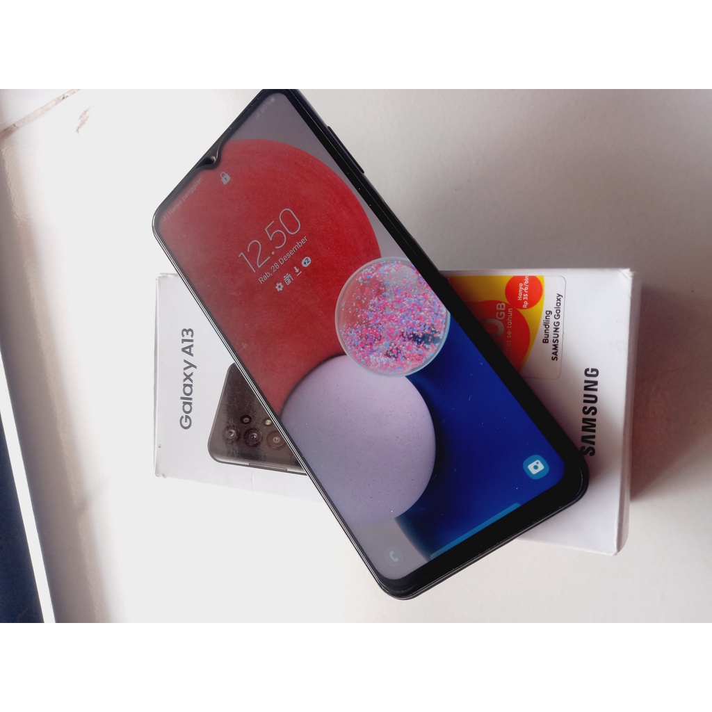 samsung a13 ram 4 128gb lengkap seken second bekas resmi murah original