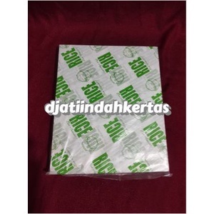 500 LEMBAR kertas KFC printing &quot;RICE&quot; Anti Lengket Food Grade isi 500 lembar