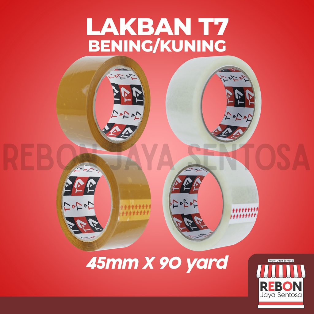 

Lakban Bening/ Kuning T7 45 X 90 BEST PRICE