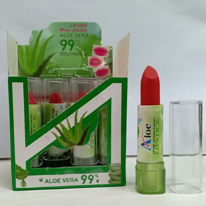 Lipstick Iman Of Noble Aloevera Perbok 12.pcs