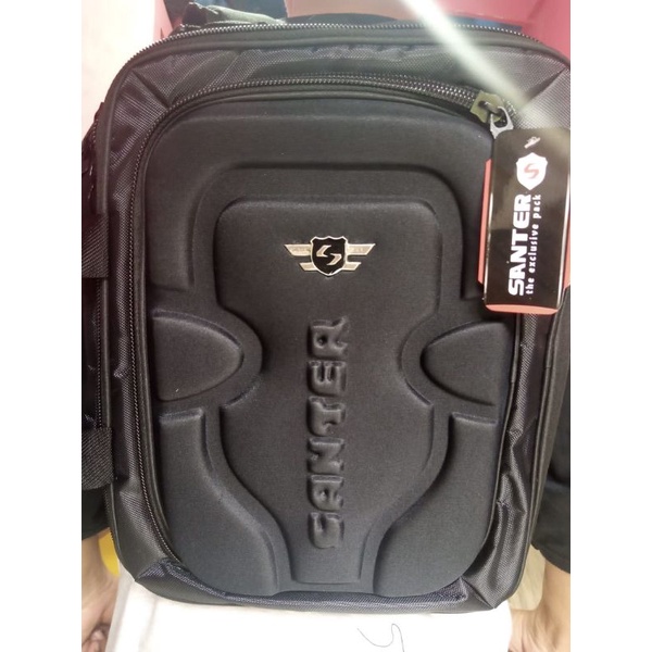 TAS RANSEL &amp; SELEMPANG QUIKER BAHAN POLIESTER 15 inchi