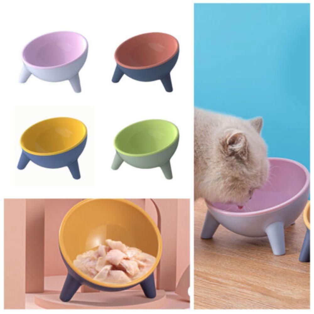 Solighter Mangkuk Makan Wadah Kenyamanan Pet Elevated Bowl