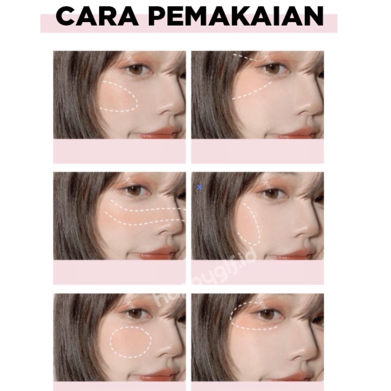 LAMEILA Blush On Free Kuas Matte Waterproof Long Stay LA038 3040