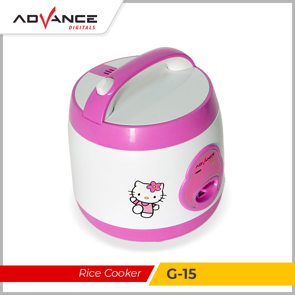 ADVANCE Rice Cooker 1.2 Liter Pola Kartun Penanak Nasi / Megicom SNI HelloKitty Doraemon G15