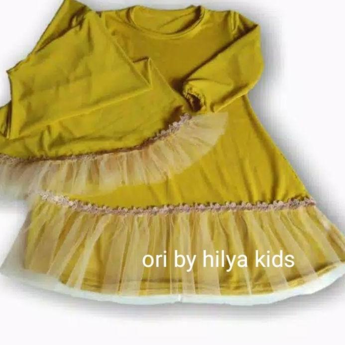 Big Sale  produk gamis anak perempuan renda tile gamis tutu anak renda import