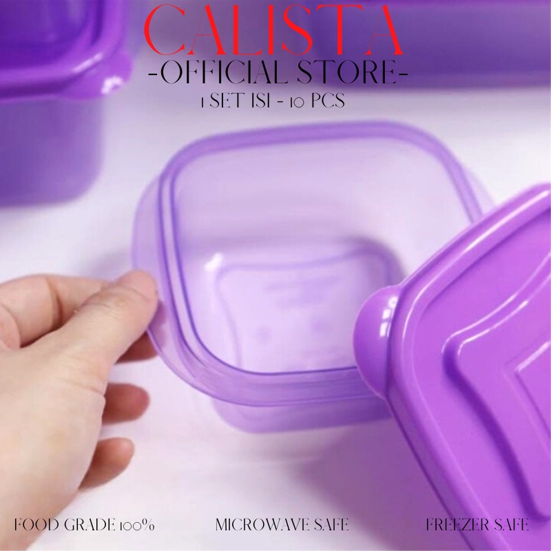 FOOD KONTAINER/CONTAINER SET - TOPLES KOTAK CALISTA RUMOI BENING SEALWARE 1 SET ISI 12PCS - TEMPAT WADAH PENYIMPANAN MAKANAN BUAH SAYUR DIKULKAS - FOOD PREPARATION STORAGE SET - TOPLES KULKAS SET - TOPLES KUE KERING LEBARAN 1 SET