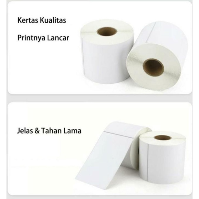 

KERTAS THERMAL 100X150 500PCS/STICKER THERMAL/LABEL THERMAL/KERTAS A6