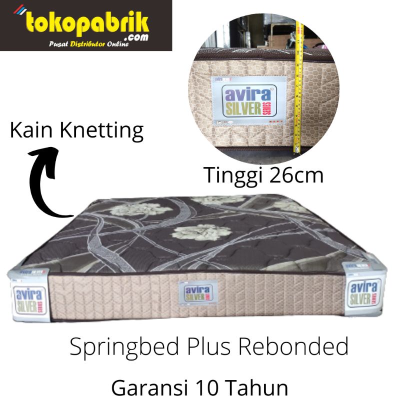 Jual Springbed Plus Rebonded - Spring Bed 180x200 Kain Knetting Lapis ...