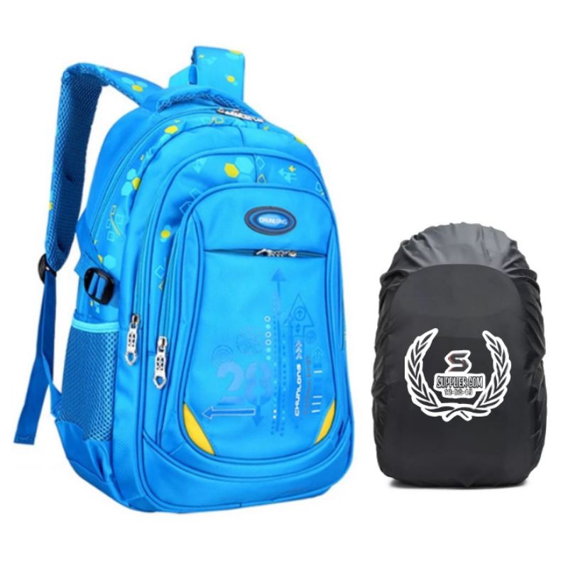 Suppliercom_Tas Sekolah Anak Laki Laki Sd Smp Sma Backpack Ransel Cowok Cewek Backpack Sekolah Kuliah Kerja