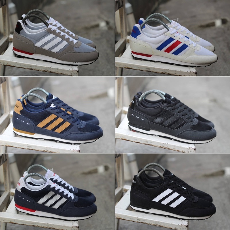 Sepatu Sneakers Adidas Neo City Racer Kualitas Import Made In Vietnam